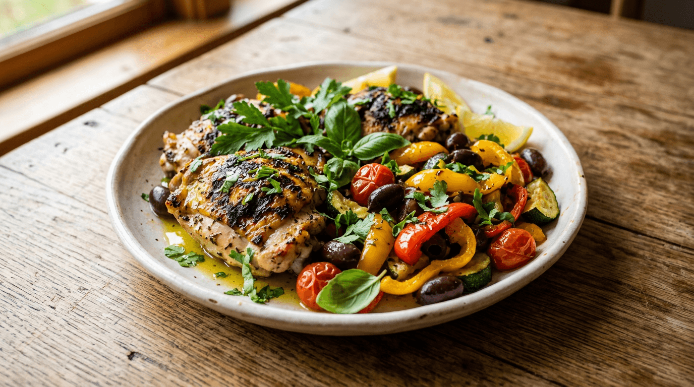 Header image for: The Low FODMAP Mediterranean Kitchen: Adapting Classic Dishes for Gut Health
